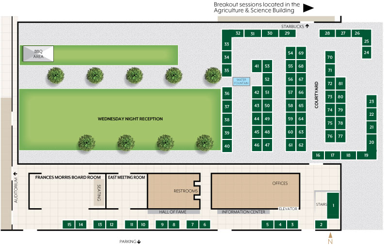 SWAG Exhibitor map